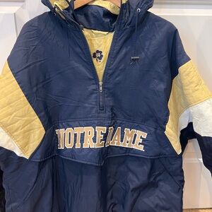 Notre Dame Navy and Gold Performance Jacket